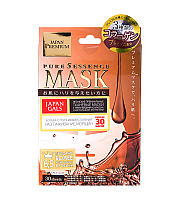 Japan Gals Pure5 Essence Premium - Маска для лица c тремя видами коллагена 30 шт